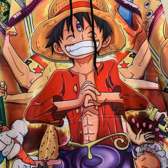 Monkey D Luffy Hoodie NWT sz XL - Picture 2 of 10